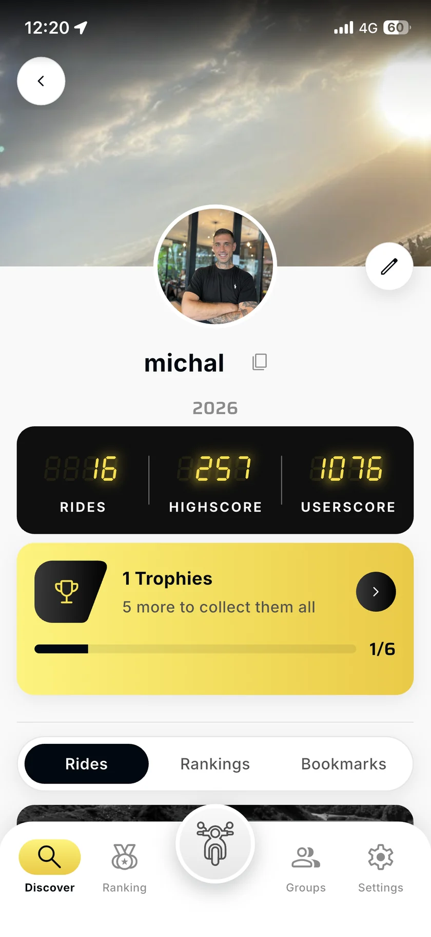 Kurvenheld app screen 3