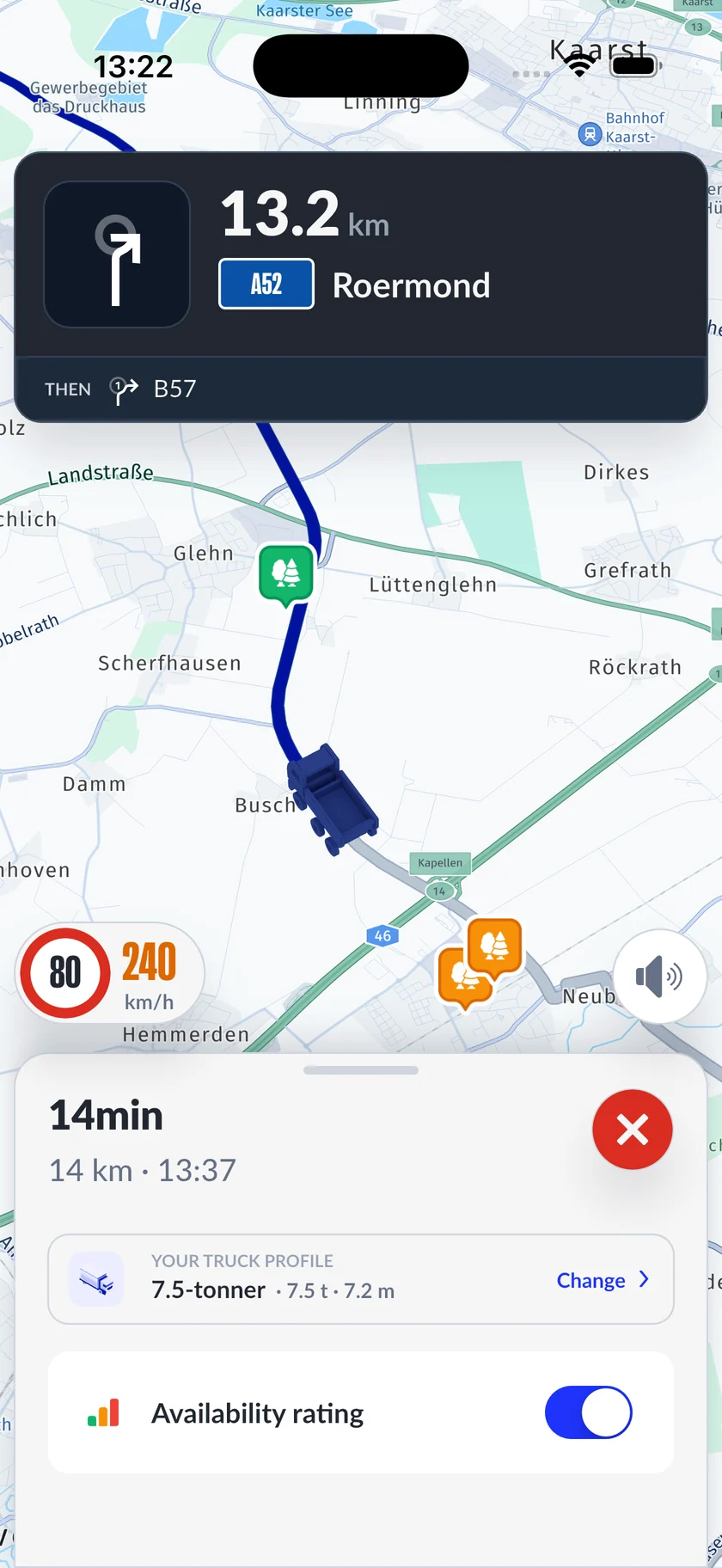 LKW.APP app screen 2