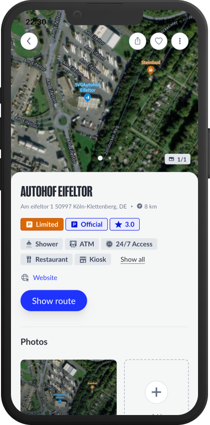 LKW.APP app screen 1